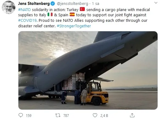 NATO Genel Sekreteri Jens Stoltenberg’ten Türkiye açıklaması: İttifak dayanışmasının açık göstergesi!