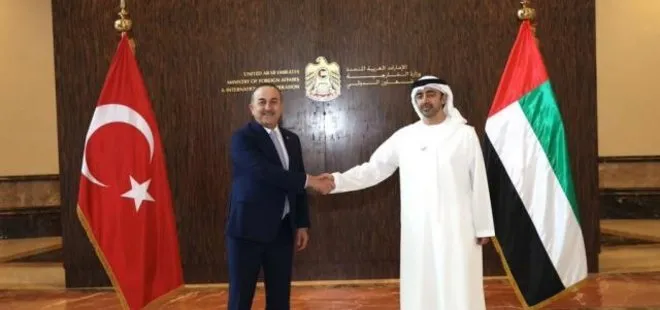 Dışişleri Bakanı Mevlüt Çavuşoğlu, BAE’li mevkidaşı Al Nahyan ile görüştü