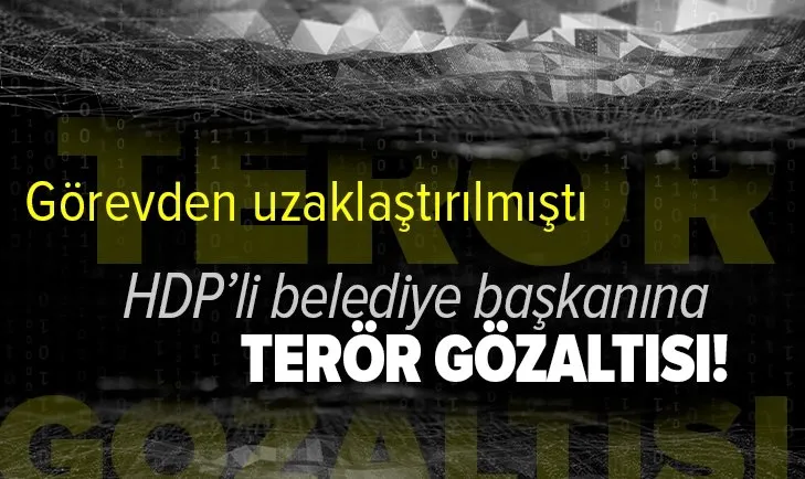 Son dakika: HDP’li Belediye Başkanı Halit Uğun’a terör gözaltısı