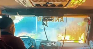 Alevlere dalan ekiplerden duygulandıran sözler