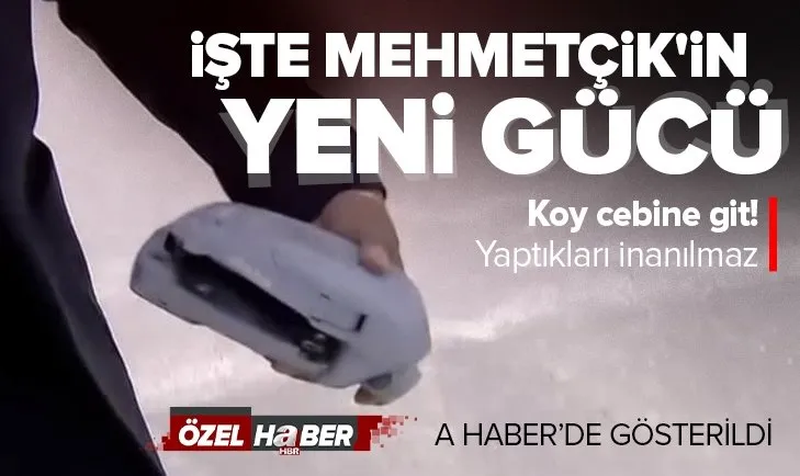 Mikro insansız hava aracı Saka A Haber’de! Mağarada keşif, kara araçları için gözcülük yapacak