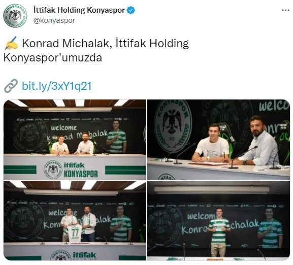 Konyaspor Konrad Michalak ile 3 yıllık sözleşme imzaladı - 5