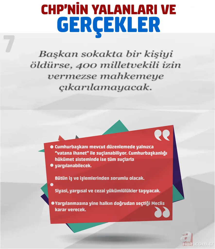 İşte CHP'nin referandum yalanları ve gerçekler 7