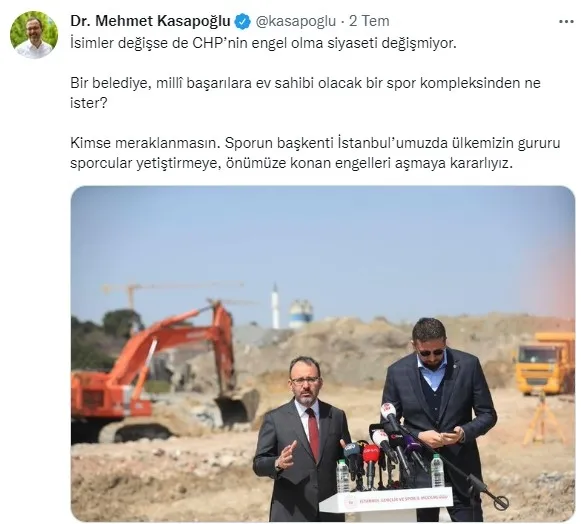 Bakan Mehmet Muharrem Kasapoğlu: Türkiye Avrupa’nın yeni basketbol üssü olacak