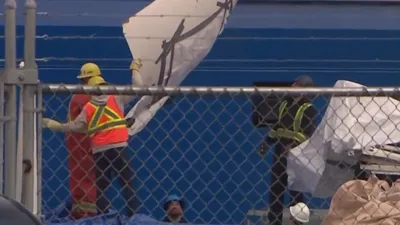 Patlayan denizaltının parçaları çıkarıldı