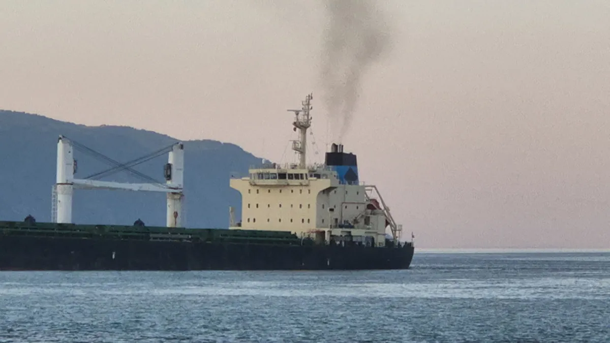 Tekirdağ'da karaya oturan kuru yük gemisi kurtarıldı