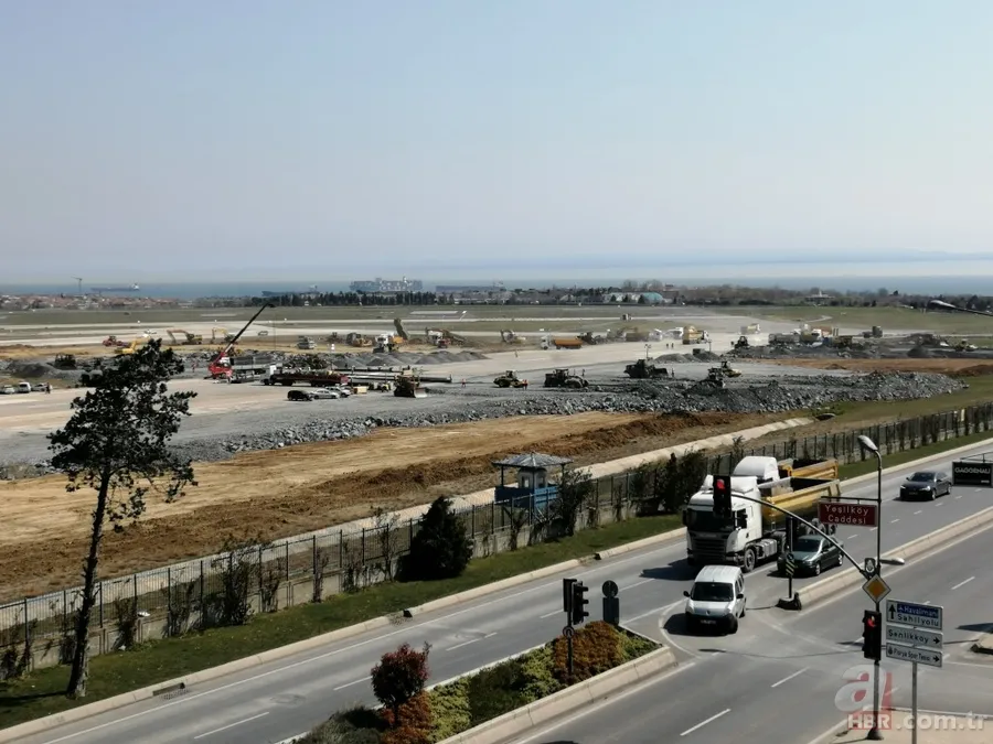 Atatürk Havalimanı'na yapılan hastane inşaatında son durum: Zemine beton dökümü başlandı 14