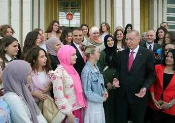 Başkan Erdoğan'dan Külliye'de önemli kabuller