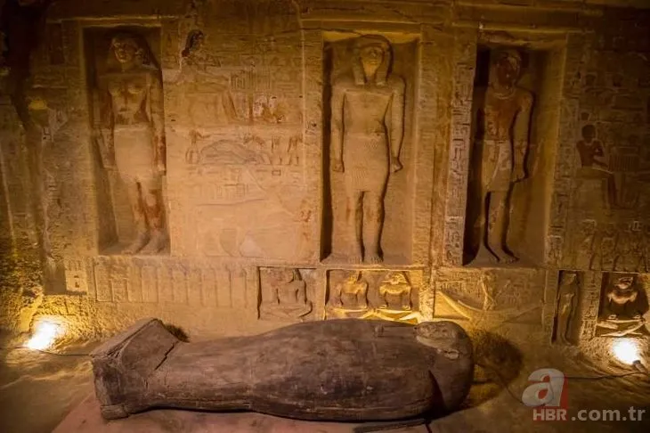 Bilim insanları Mısır’da bulunan 2 bin 500 yıllık tabutlar karşısında şaşkına döndü