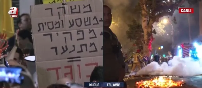 İsrail’de yüz binler sokakta öfke dorukta! Eylemciler Netanyahu’nun evini bastı