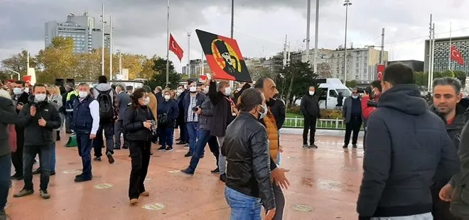 Taksim’de CHP’ye 10 Kasım tepkisi: Yazıklar olsun! Sizden utanıyorum