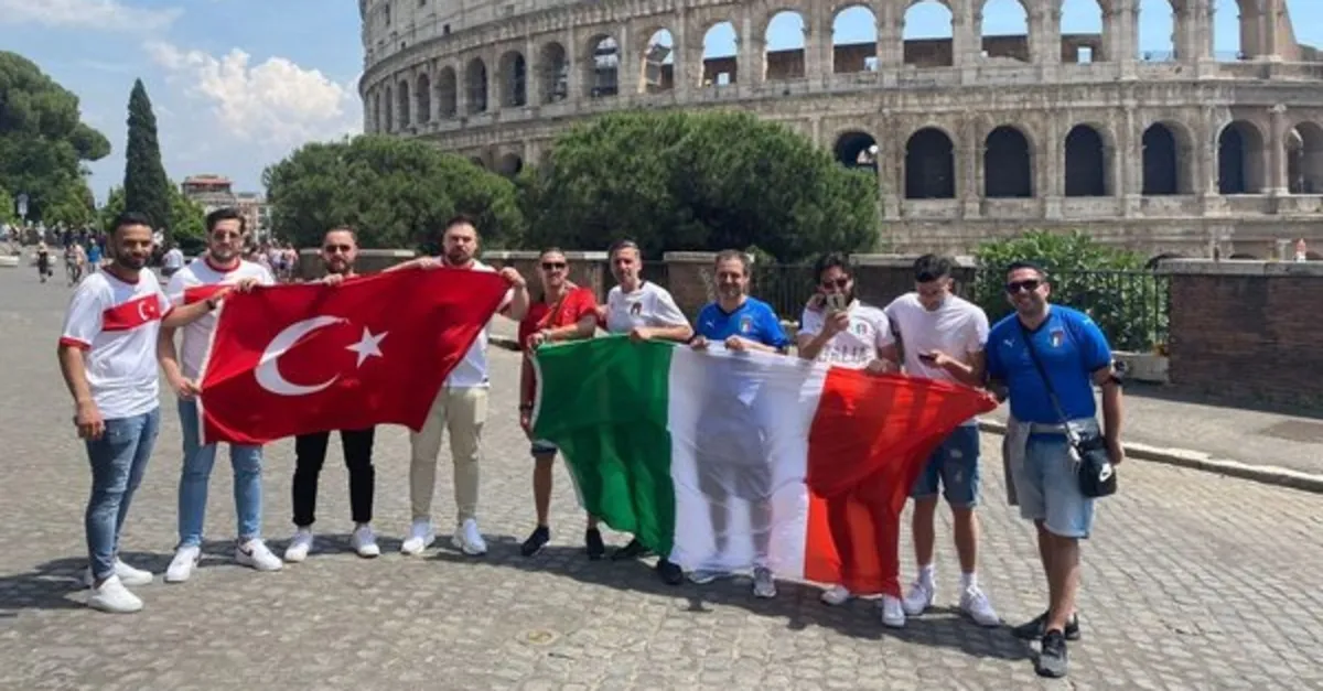 İtalya'da 'Türkiye' tezahüratları