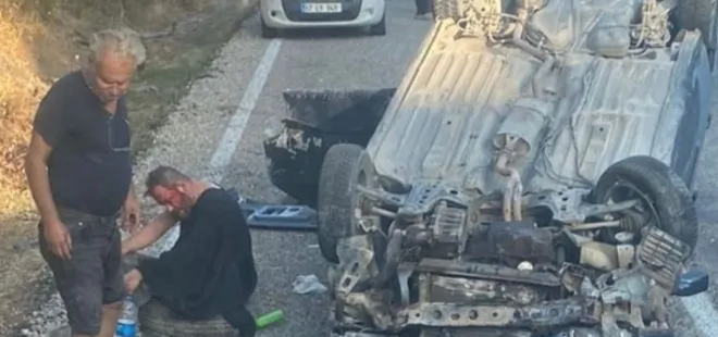 Gönen’de feci kaza! 1 kişi yaralandı