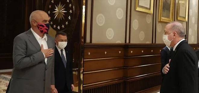 Başkan Erdoğan, Arnavutluk Başbakanı Edi Rama’yı kabul etti