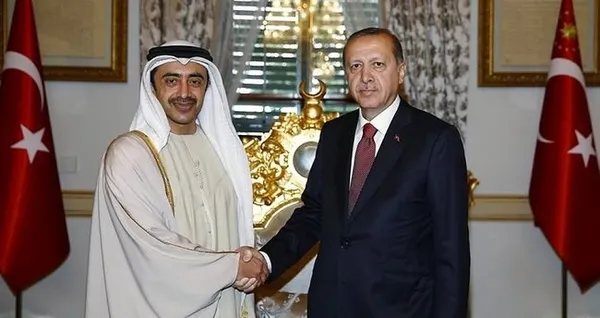 Son dakika... Başkan Erdoğan, BAE Abu Dabi Veliaht Prensi Nahyan ile görüştü