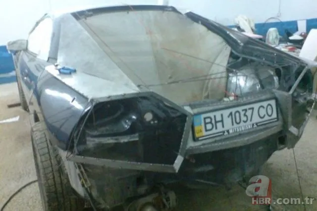 Çinli makinist evinde Lamborghini yaptı! 15