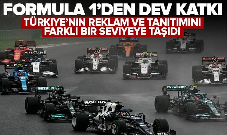 Formula 1’den Türkiye’ye dev katkı! Dudak uçuklatan rakam
