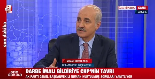 Son dakika: AK Parti Genel Başkanvekili Numan Kurtulmuş'tan darbe imalı bildiriye sert tepki - 1