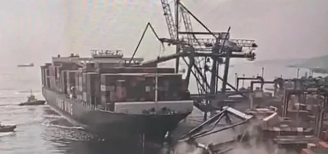 Milyonluk liman kazası güvenlik kamerasında