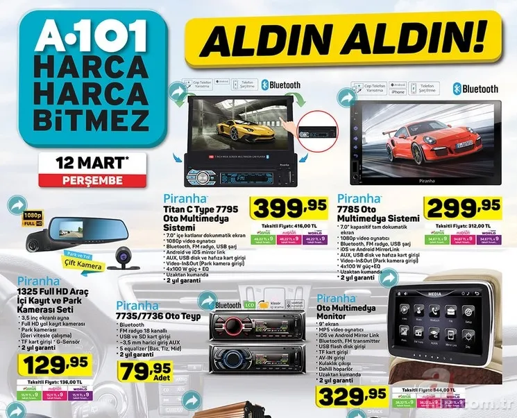 A101'den otomobil sahiplerine özel ürünler! 12 Mart 2020 A101 aktüel ürünler kataloğunda neler var? 6