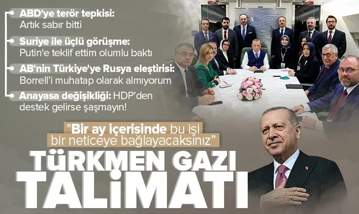 Son dakika: Başkan Erdoğan Türkmenistan ziyareti dönüşü gazetecilerin sorularını cevapladı! Türkmen gazı mesajı: Talimat verdim