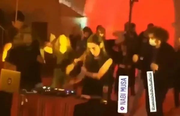 Hz. Musa Cami’nde rezalet görüntüler! Alkollü uyuşturuculu yılbaşı partisi düzenlediler