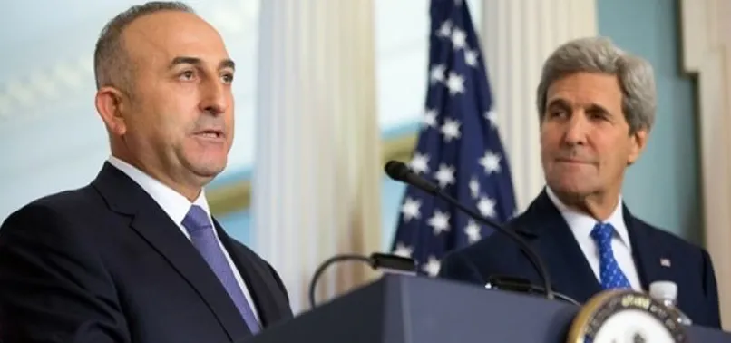 Çavuşoğlu Kerry ile görüştü