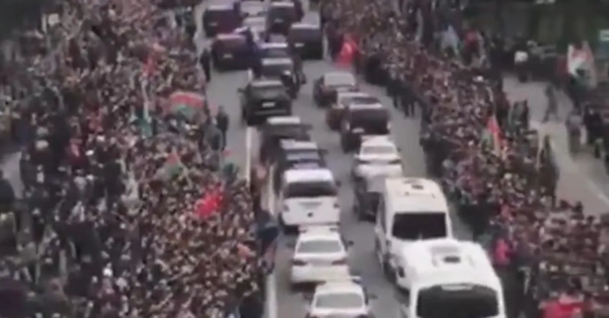 Başkan Erdoğan’a Azerbaycan’da sevgi seli!