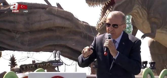 Başkan Erdoğan’dan Ankapark Wonderland Euroasia açılış töreninde önemli açıklamalar