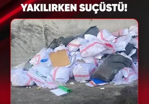 EVRAKLARI YAKARKEN SUÇÜSTÜ!