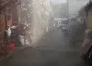 Büyükada’da İSKİ borusu patladı