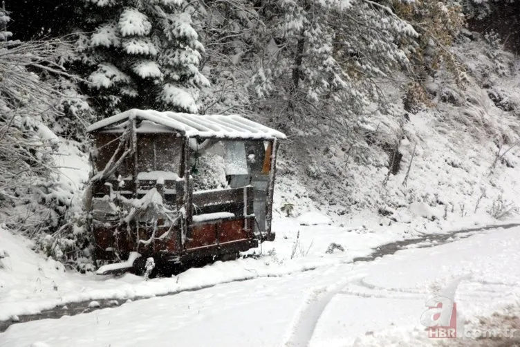 Kocaeli ve Bolu'nun yüksek kesimlerine ilk kar düştü 20
