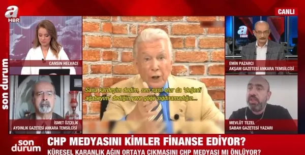 CHP medyasını kimler finanse ediyor? A Haber canlı yayınında dikkat çeken değerlendirme