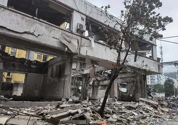 Çin'de korkunç patlama! Evden çıkanlar felaketi yaşadı