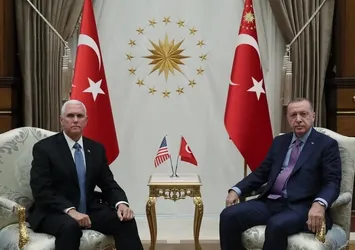 Başkan Erdoğan-Pence görüşmesi sona erdi