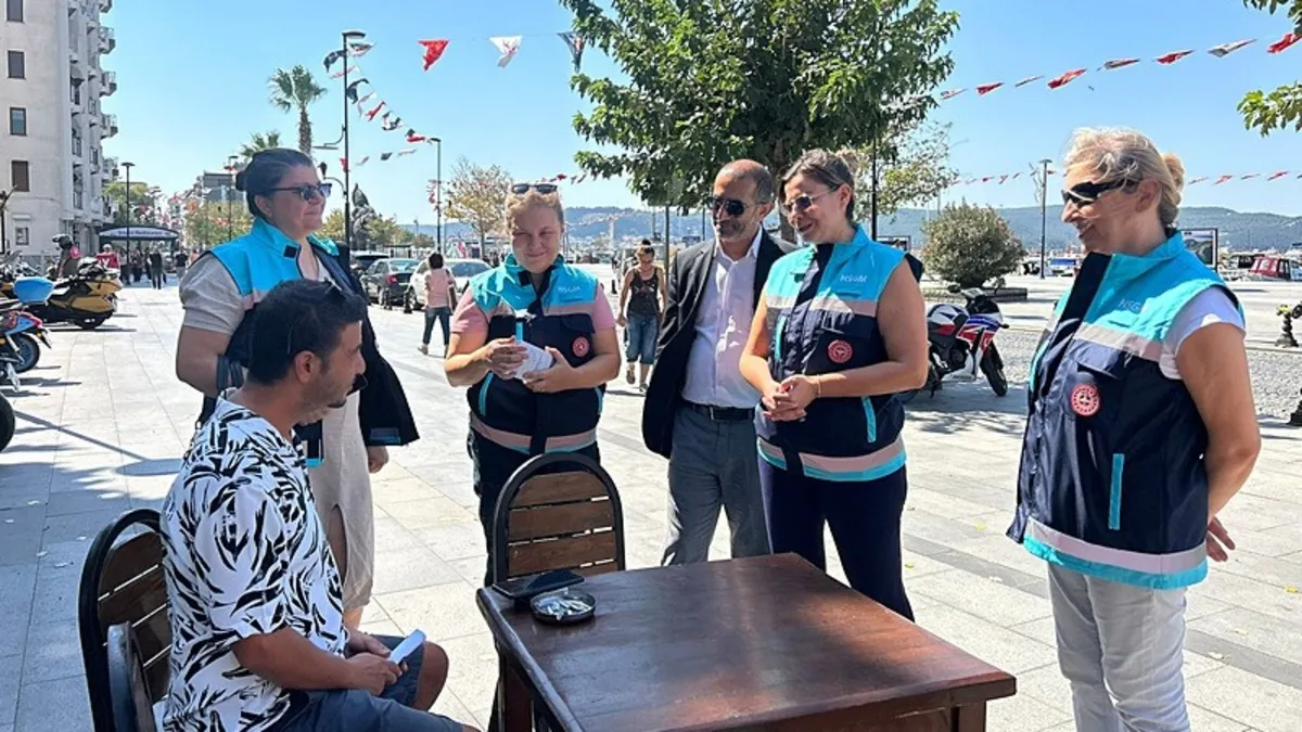 Çanakkale'de mobil sigara bırakma polikliniği ve timleri sahada