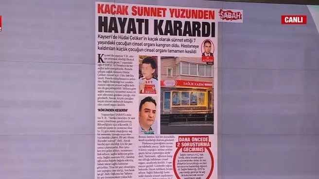 Kaçak sünnet yüzünden hayatı karardı!