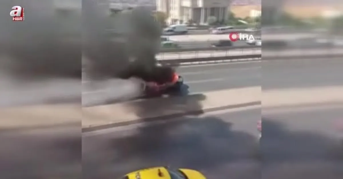 Esenyurt E5'te korku dolu anlar