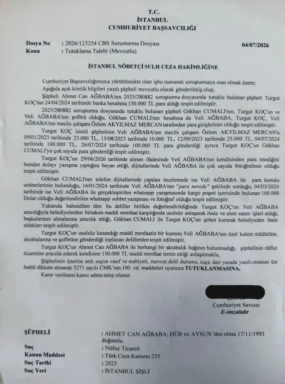 CHP'li Veli Ağbaba'nın adı bir skandala daha karıştı: "Benden para istedi" | Yeğen Ağbaba için tutuklama talebi - 1