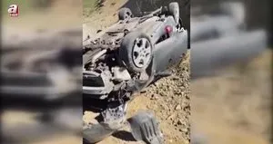 Başkale yolunda trafik kazası