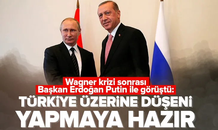 Başkan Erdoğan Putin ile görüştü