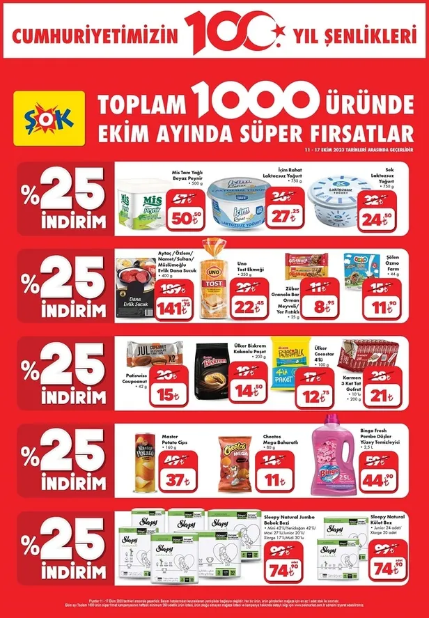 ŞOK 14 Ekim aktüel ürünler kataloğu! ŞOK’ta Bebek ürünleri, Beyaz eşya, gıda ve daha binlerce ürün yüzde 50’ye varan indirimle satılıyor - 8