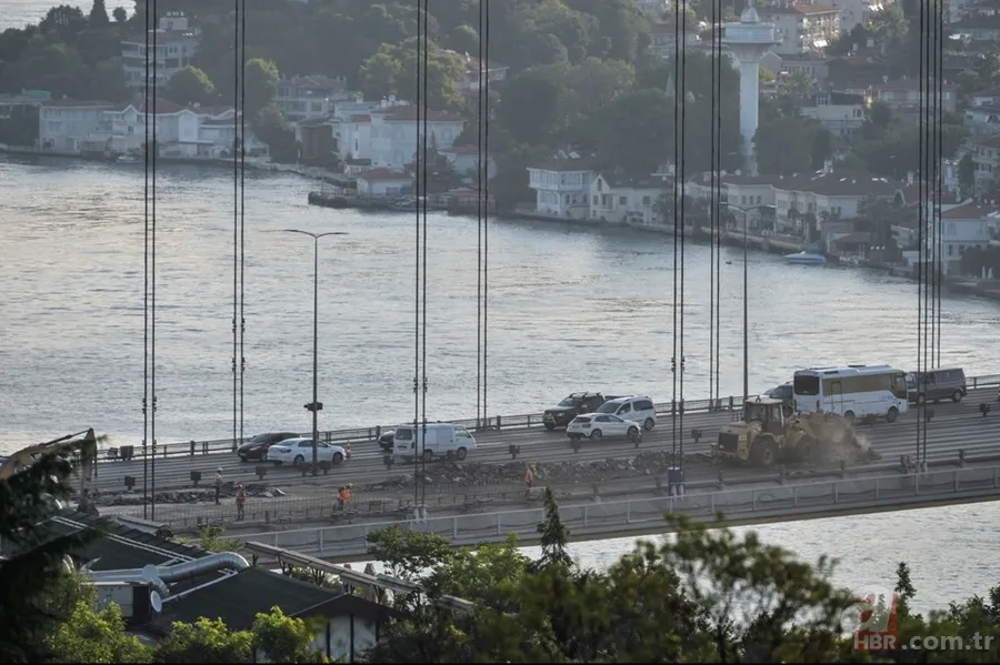 FSM'de onarım başladı! Trafik haritası kırmızıya döndü 17