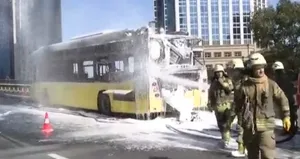 İETT otobüsünde yangın!