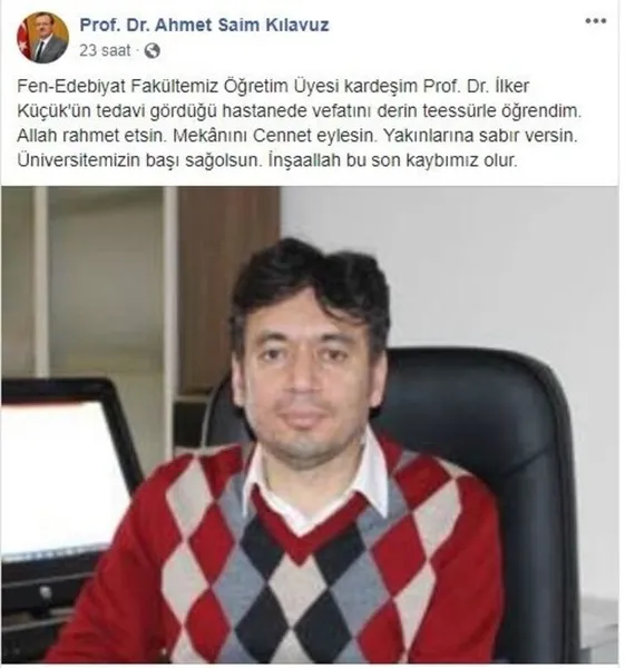 Prof. Dr. İlker Küçük koronavirüsü yendi, kalbine yenik düştü - 2