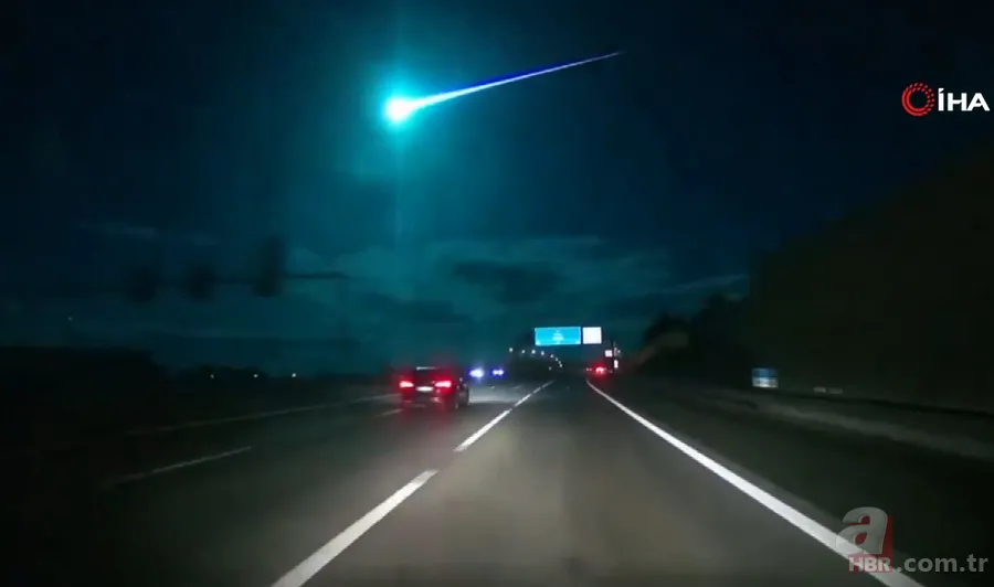 Seyir halinde giderken neye uğradığını şaşırdı! Mavi renkli ateş topu… 2