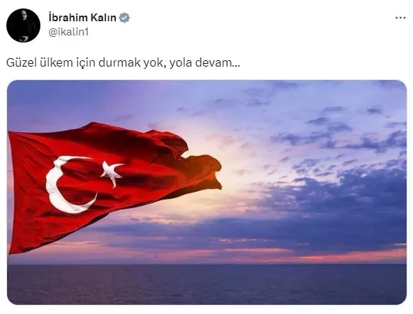 MİT’in yeni başkanı İbrahim Kalın oldu! İletişim Başkanlığı resmen duyurdu... İbrahim Kalın’dan ilk mesaj: Güzel ülkem için durmak yok, yola devam...