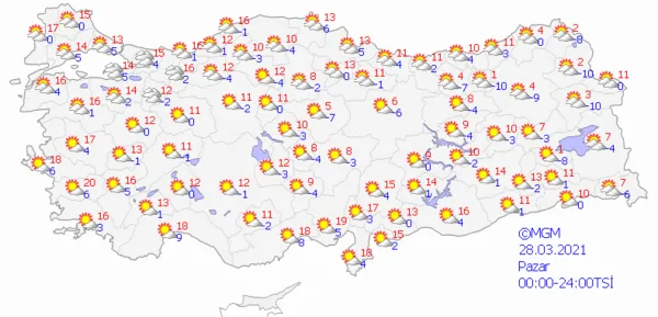 1616865947259.png Sağanak yağış geri geliyor! Tüm yurdu etkisi altına alacak! İstanbul Ankara İzmir hava durumu - 6
