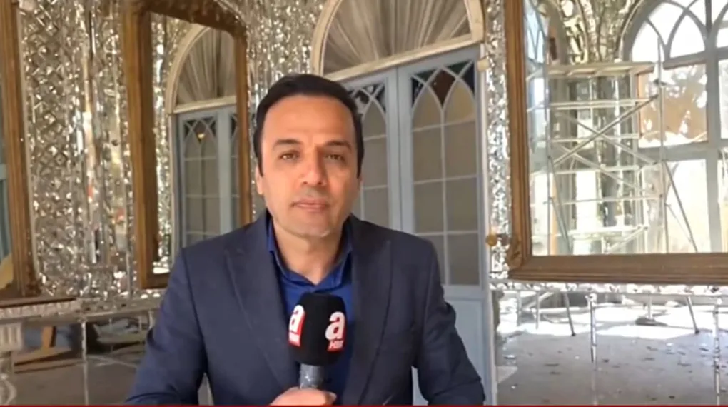 A Haber hasar gören Gülistan Sarayı'nda