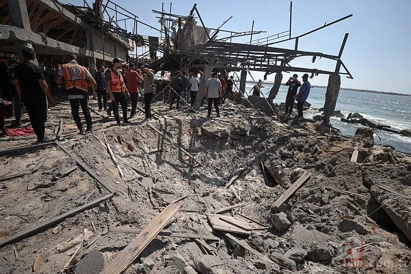 İngiliz basını ortaya koydu: Yeni insanlık suçu! İsrail kafetarya saldırısında 500 kiloluk bomba kullandı! 1